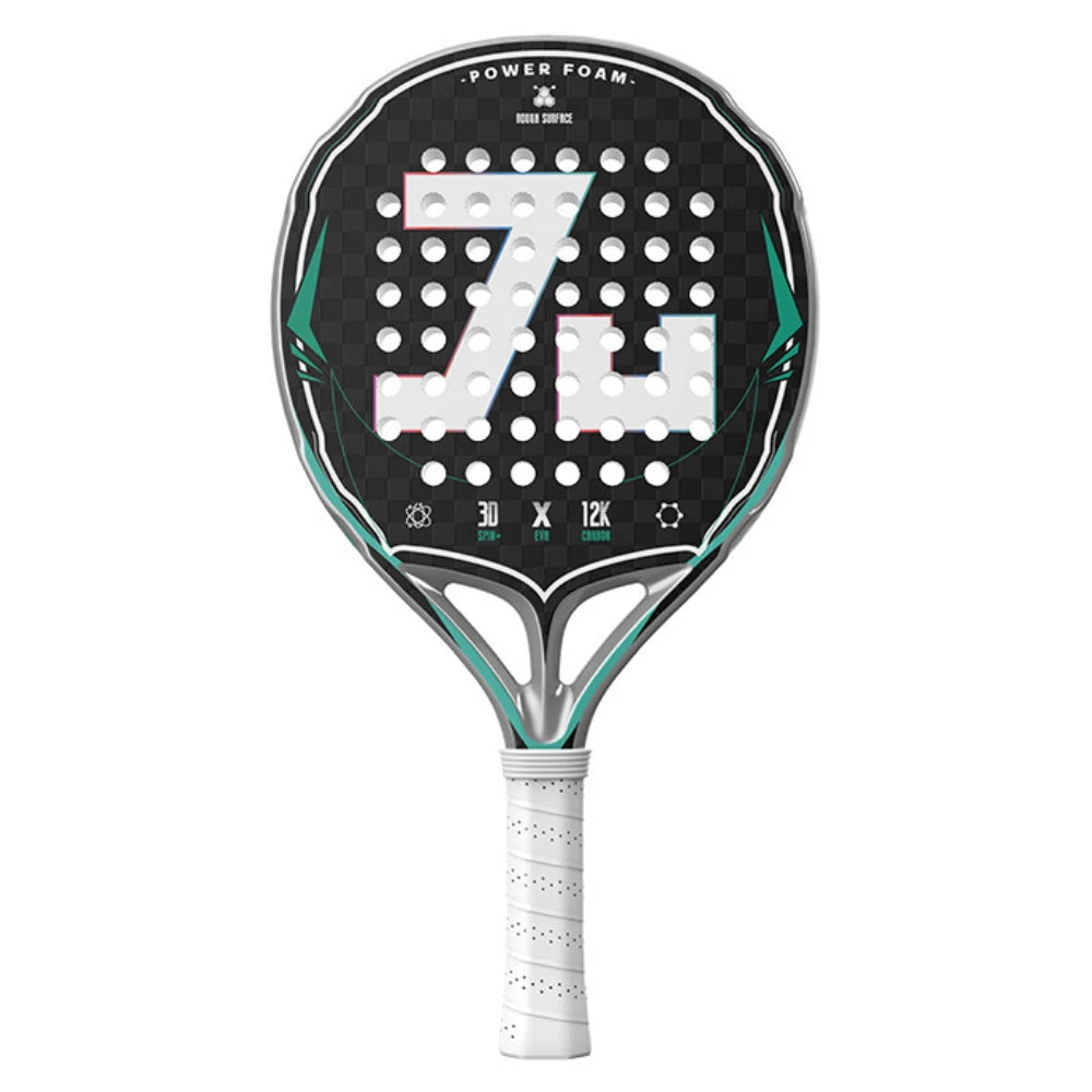 2025 Padel Tennis Racket 12K Carbon Fiber EVA Memory for Beginner High Quality Balance Padel Paddle Round Shape Padel Racquets Main image