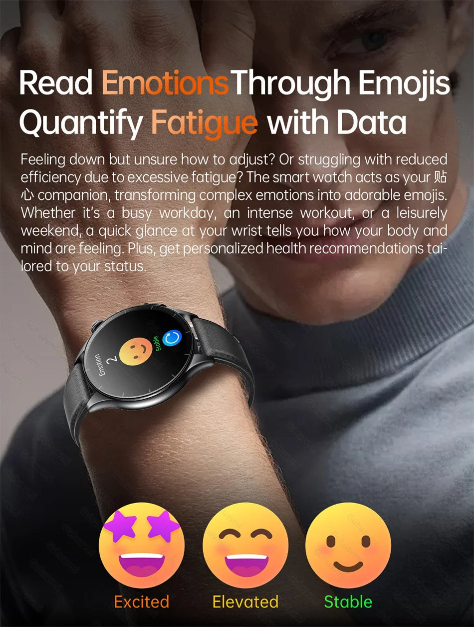 2026 New Smart Watch NFC ECG+PPG Blood oxygen Uric Acid Blood Pressure Sapphire Smartwatch Men For Android iOS Smart watch men