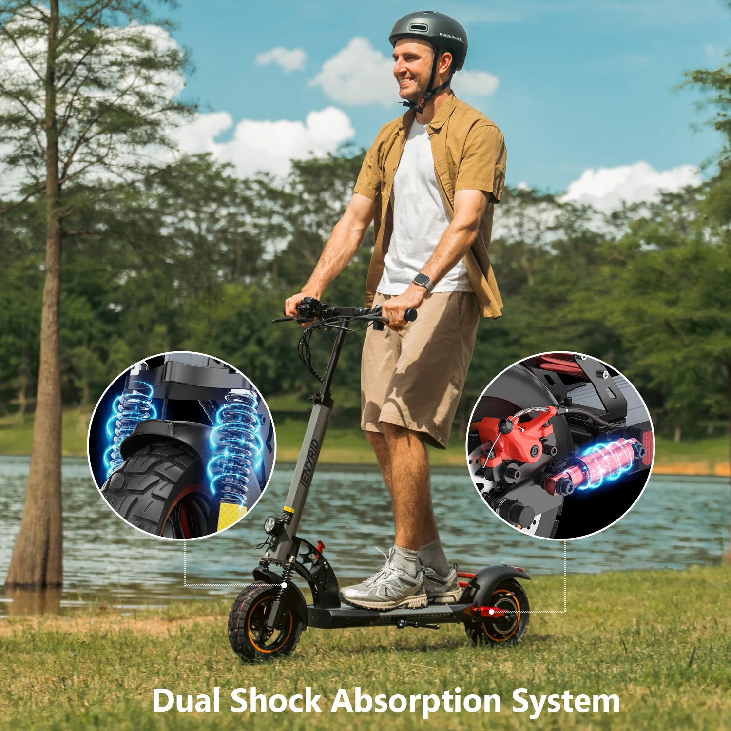 Polish warehouse. Fast delivery Scooters Electric iENYRID A1 Electric Scooter for Adult Lightweight for Daily Commuting Dual Sho