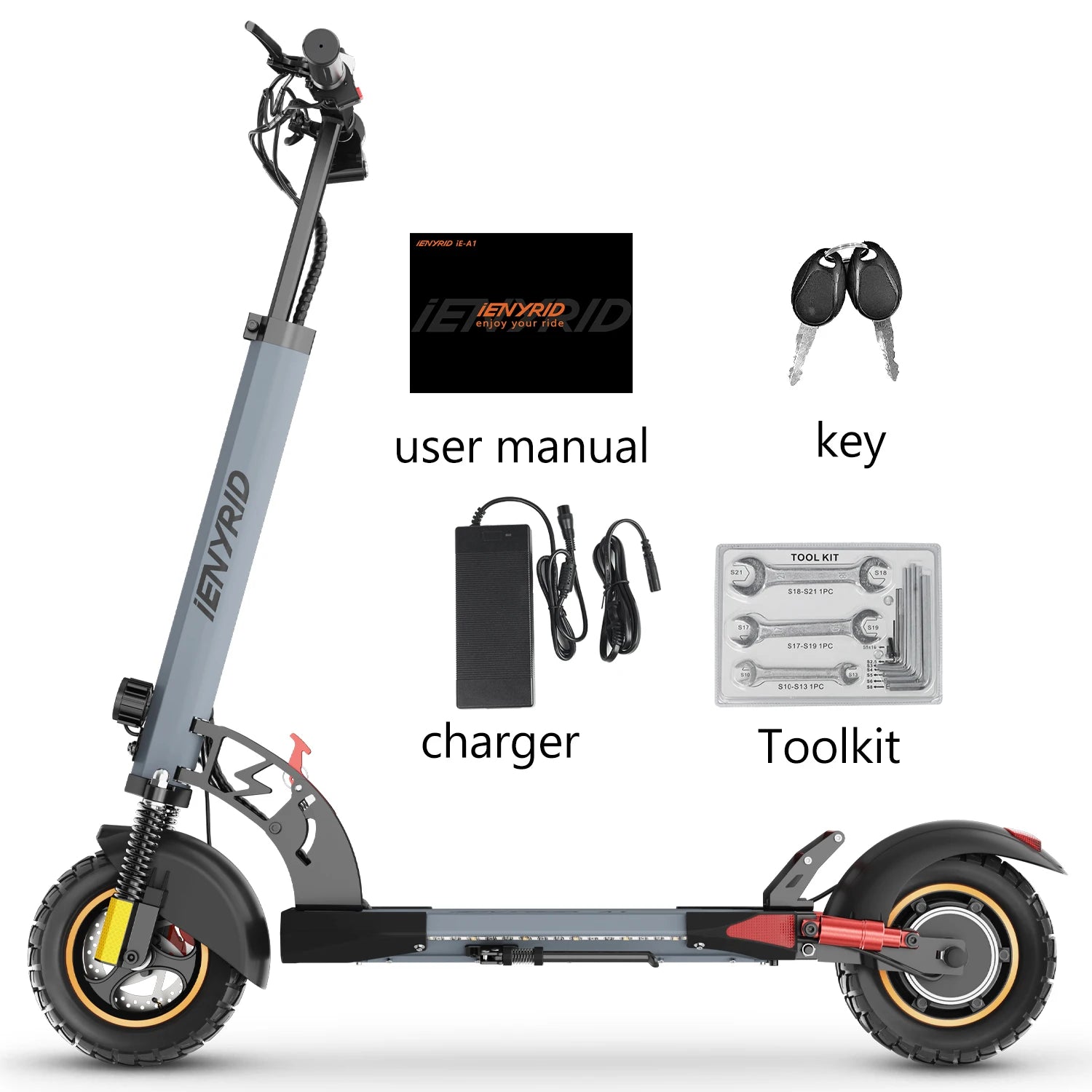 Polish warehouse. Fast delivery Scooters Electric iENYRID A1 Electric Scooter for Adult Lightweight for Daily Commuting Dual Sho