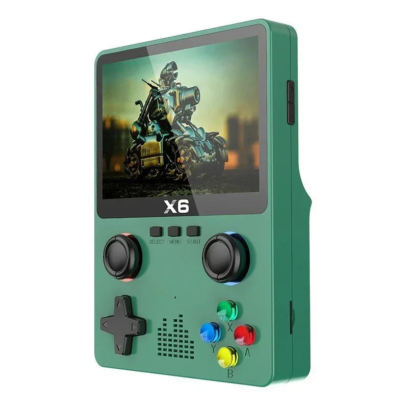 Retro Handheld Game Console 3.5Inch IPS Screen Dual 3D Joystick 11 Simulators GBA Video Game Players 10000+ Games for Kids Gifts