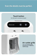 Wireless Air Conditioner Mini Portable Air Cooler Fan 500ml Ice Water Spray Humidifier For Home Air Conditioning Mist Fan USB