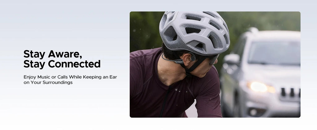 DOOGEE BoneBeat Run Bone Conduction Headphones Open-Ear Wireless Sports Earphone 10 Hours Battery Life for Running, Cycling