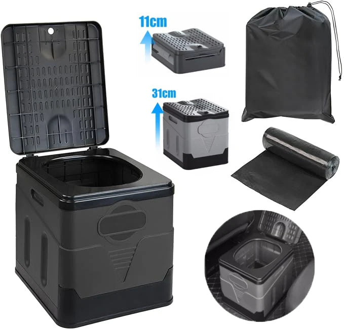 Equipment Portable Car Folding Toilet Toilet Camping Emergency Artifact Car Travel Outdoor Mobile Toilet Camping multitool