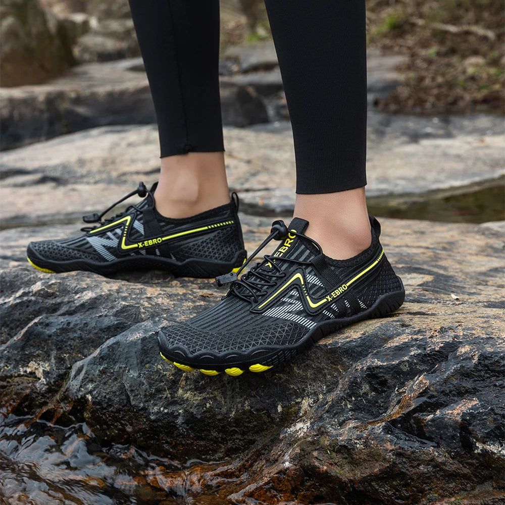 Oiaano Barefoot Man Black Shoes Woman Water Mesh Minimalist Sneakers Sport Aqua Beach Soft Sole Light Breathable Outdoor Hikking