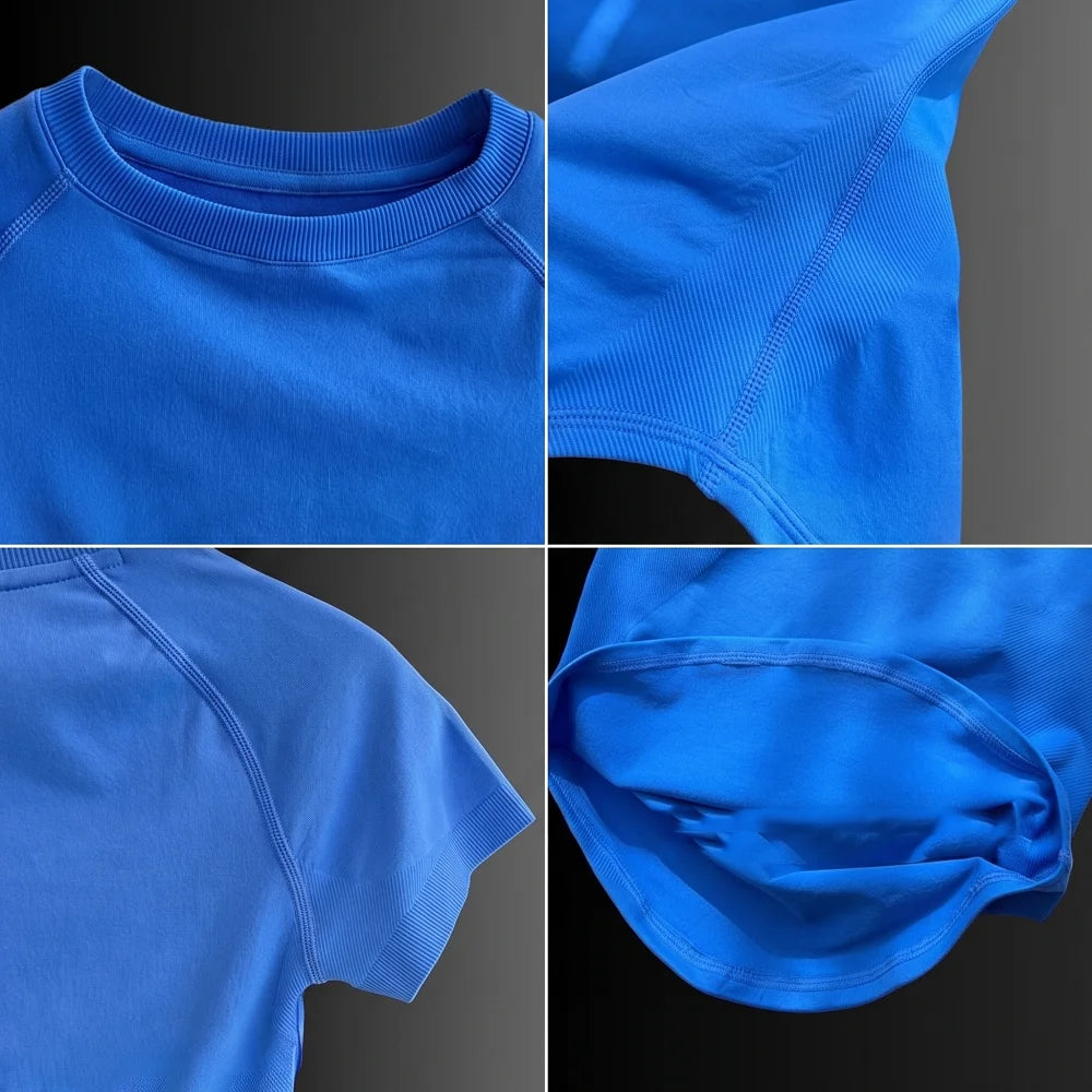 Women's 1DF-LO 1YNE-GO Compression Workout T-Shirt  Slim Fit Athletic Tee  Impact Short Sleeve Top  Women's sports shorts