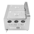 Dual Tank Commercial Gas Deep Fryer Stainless Steel 2x6L Capacity 50-380°C Temperature Control Restaurant Fast Food Snack Shop