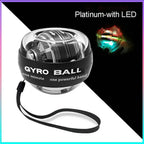 LED Wrist Power Trainer Ball Self-starting Gyro Wrist Hand Ball Arm Hand Muscle Force Fitness Exercise Equipment Strengthener