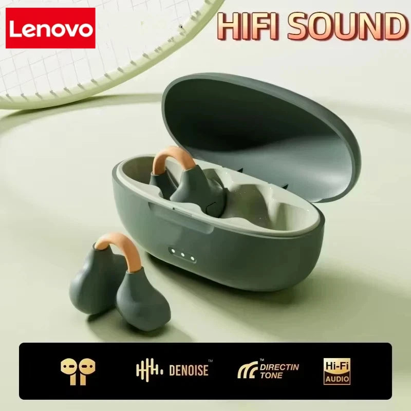 Lenovo Wireless Headsets Bluetooth 5.3 ENC Earbuds LED Power Display TWS Sport Noise Cancel Headphone with Mic For IPhone Main image