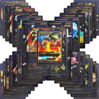 30-165pcs Gold Pokemon Colorful Card Set Black Vmax Vstar Sliver GX Box Pikachu Carta Charizard German French Spanish Game Cards