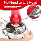 Pouring Shield Splash Guard, Detachable Flip Top Lid for KitchenAid 4.5-5QT Tilt Head Stand Mixer, Mixer Bowl Accessories