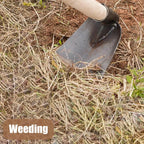 Garden Hoe Manganese Steel Garden Hoe for Weeding Heavy Duty Hand Tools Replacement Parts Digging Cultivator for Loosen Land