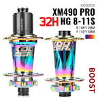 2024 KOOZER XM490 PRO BOOST Mountain Bike Hubs Steel shaft Sealed Bearing 148x12MM 110x15MM 141x5MM 28H 32 Holes Noise hub
