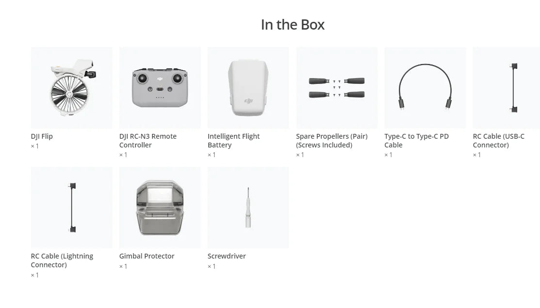 DJI Flip Camera Drone with 4K UHD Camera Under 249g 3-Axis Gimbal stability 44000ft/13km Video Transmission Original