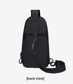 Men's Fashionable Casual Chest Bag Outdoor Cycling Waterproof Durable Sports Backpack Trendy Versatile Portable Crossbody Bag