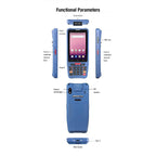 IP67 4 Inch Waterproof Industrial Rugged PDA Handheld Android PDAs Portable Data Terminal NFC  Data Collector for Inventory