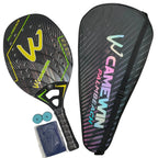 3K Camewin Beach Tennis Racket Full Carbon Fiber Rough Surface Outdoor Sports Racket For Men Women Adult Tennis Racket The New