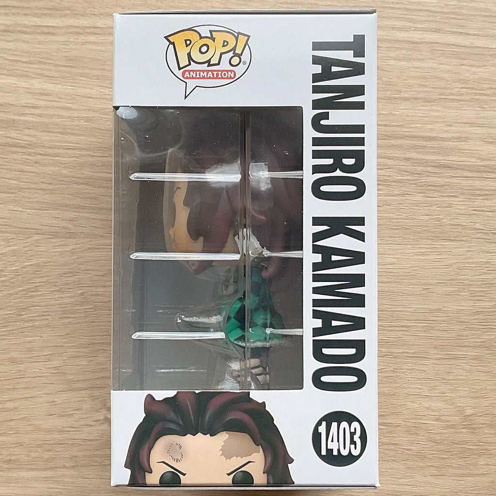Funko POP Original Genuine Demon Slayer Anime Figure Tanjiro Kamado 1403 Action Figure Toys for Boys Girls Gift Model