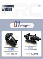 ARC MT088 MTB Hub 6 Pawls 180 Clicks Sealed Bearing Hub Front 9x100 15x100 Rear 10x135 12x142 Bicycle Cube 8 9 10 11 12 Speed