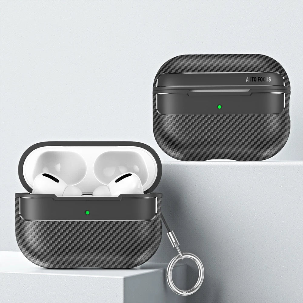 Carbon Fiber Case For AirPods Pro 2023 Wireless Earphone Case For AirPods Pro 2 3 1 Protective Cover For Air Pods Pro 2nd 3rd