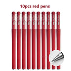 Gel Pens Set 0.5mm Black Blue Red Refill Gel Pen Bullet Tip School & Office Supplies Stationery Kawaii Accessories Stationery