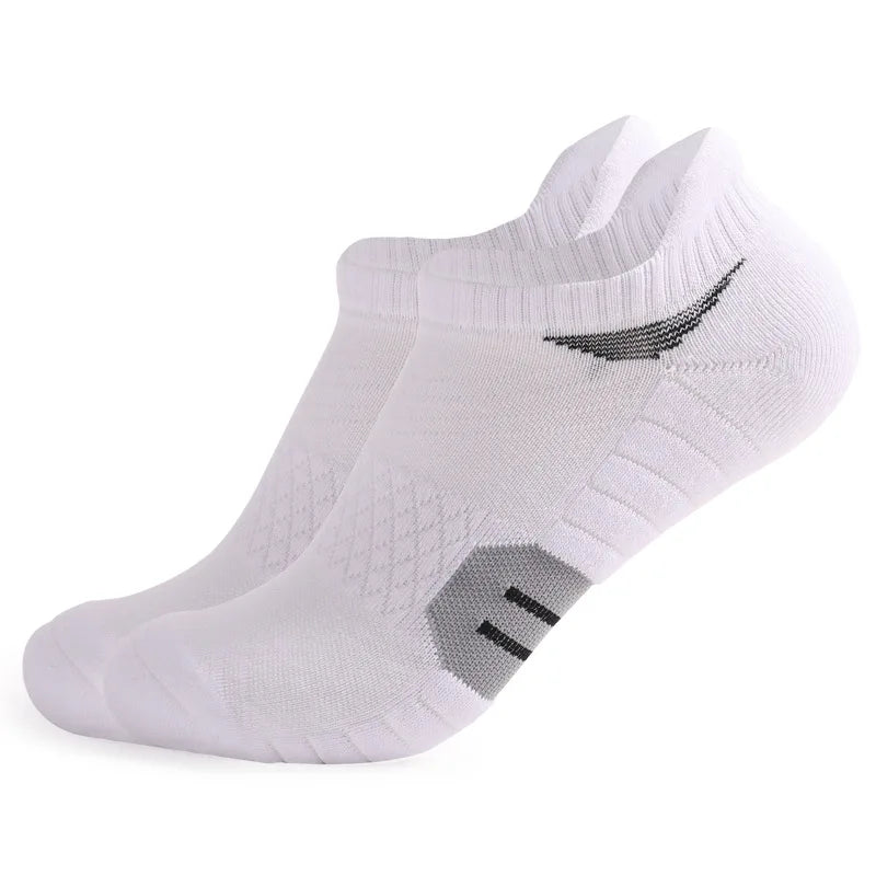 1 PAIRS Towel Bottom Hiking Socks Men Women Cotton Sock Short Running Sport Socks Breathable Deodorous Socks Plus Size EUR 35-50