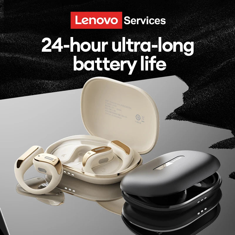 New Lenovo LE505 Wireless Bluetooth V6.0 Headphones ENC Noise Cancellation Low Latency Earbuds Long Battery Life Sport Earphones