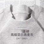 Summer Cotton Heavy Duty 300grams American Pure Cotton Short Sleeves T-shirt Men Casual Base Top Oversized T Shirt