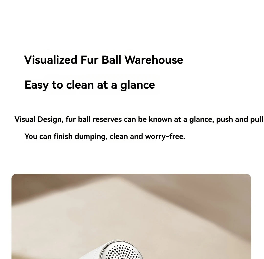 Xiaomi Mijia Lint Remover 2 Portable Electric Clothes Fuzz Pellet Trimmer Rechargeable Clothes Sweater Shaver 180-Minute Working
