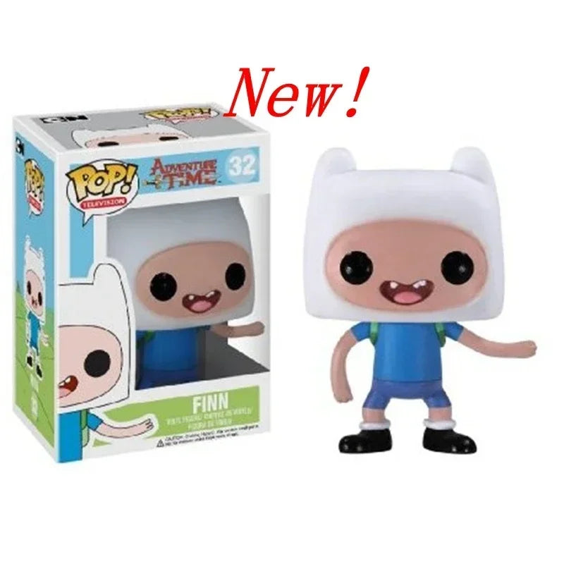 NEWest Arrival FUNKO POP Movie&TV Adventure Time Finn #32 JAKE #33 BMO #52 Vinyl Action Figure Models for Children Toys
