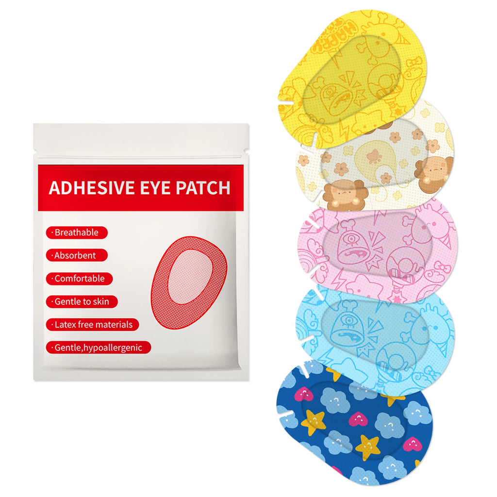 30Pcs Hot New Amblyopia Eye Patch Adhesive Eye Patches Medical Sterile Eye Pad Protect Eyesight for Kids Girls Boys Vision Care
