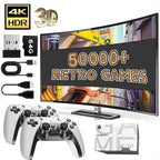 4K HD 64G Video Game Console: M15 Game Stick with 40000+ Classic Arcade Games, Dual Wireless Gamepads Two-Player TV System
