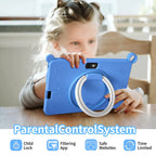 New Global Android Version 7 Inch tablets Quad Core 4GB+64GB ROM 5G WiFi Google Kids Tablets Portable Kids-Proof protective case