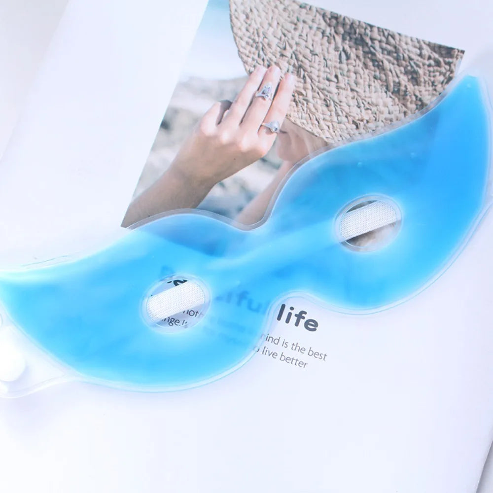 1-10pcs Cooling Ice Eye Mask Fatigue Relief Remove Dark Circles Cold Eye Mask Sleep Mask Cooling Eyes Care Relaxing Gel Eye Pad Main image