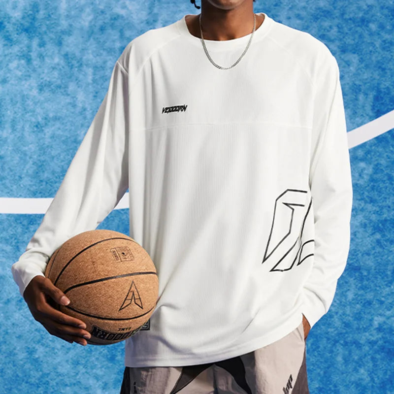 2025 Mens Quick Dry Workout T-Shirt Moisture Wicking Training Top Gym Fitness Long Sleeve Running Basketball Tee Athletic Wear