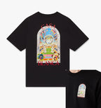 High-Quality White Arch-Print ShortSleeve T-Shirt Casual Round Neck Tee Summer Graphic Pattern Loose Fit Style For Men And Women