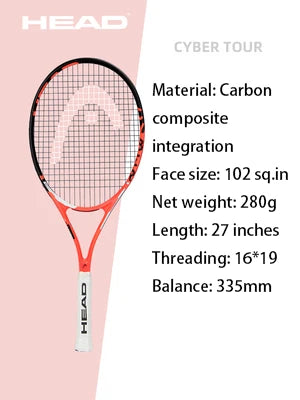 HEAD Carbon Composite Integration Tennis Racket For Beginners Men Women College Students Single Training Racquet