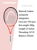 HEAD Carbon Composite Integration Tennis Racket For Beginners Men Women College Students Single Training Racquet