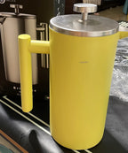1.5L Coffee Maker French Press Stainless Steel Espresso Coffee Machine French Press Double-Wall Insulated Coffee Tea Maker Pot