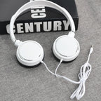 Universal Headphone Over Ear Foldable Wired Earphones HiFi Stereo Sound Portable Headset 3.5mm Headphone HiFi Stereo Sound