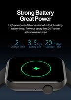 2025 New Sports Smart Watch Men Full Touch Screen Heart Rate Bluetooth Call 1.9 inch AI Voice IP68 Waterproof Smartwatch Women
