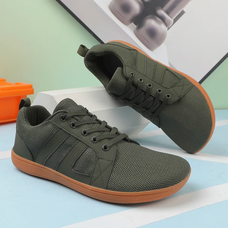 FANCYLEE Classic Women's GAT Barefoot Sneakers Retro Suede Minimalist Walking Shoes Wide Fit Zero Drop Casual Shoes Size 36-41