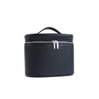 Large-capacity PU leather cosmetic box with internal storage box, customizable names and letters, travel portable cosmetic bag