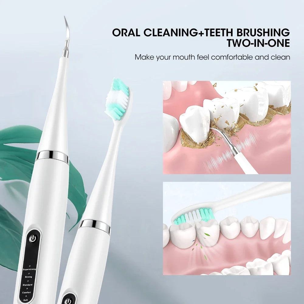 Electric Tooth Whitening Brush Sonic Toothbrush Tartar Eliminator Scraper Cleaner Dental Scaler Calculus Stone Remover Oral Care Secondary image