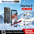 Blackview OSCAL MARINE 3 Rugged Smartphone 6.56" HD 90Hz Display Helio G81 13MP+16MP Camera 5000mAh Battery Android 16 Mobile