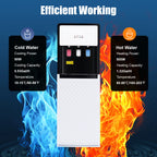 Bottom Loading Water Dispenser Versatile Freestanding Hot&cold Water Dispenser for Office, Home, Living Room White
