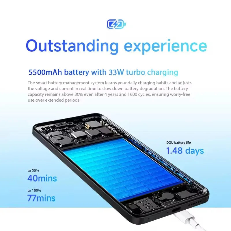 Global Version Xiaomi Redmi Note 14 4G Smartphone MediaTek Helio G99-Ultra 108MP AI Camera 5500mAh Battery 6.67" 120Hz Display