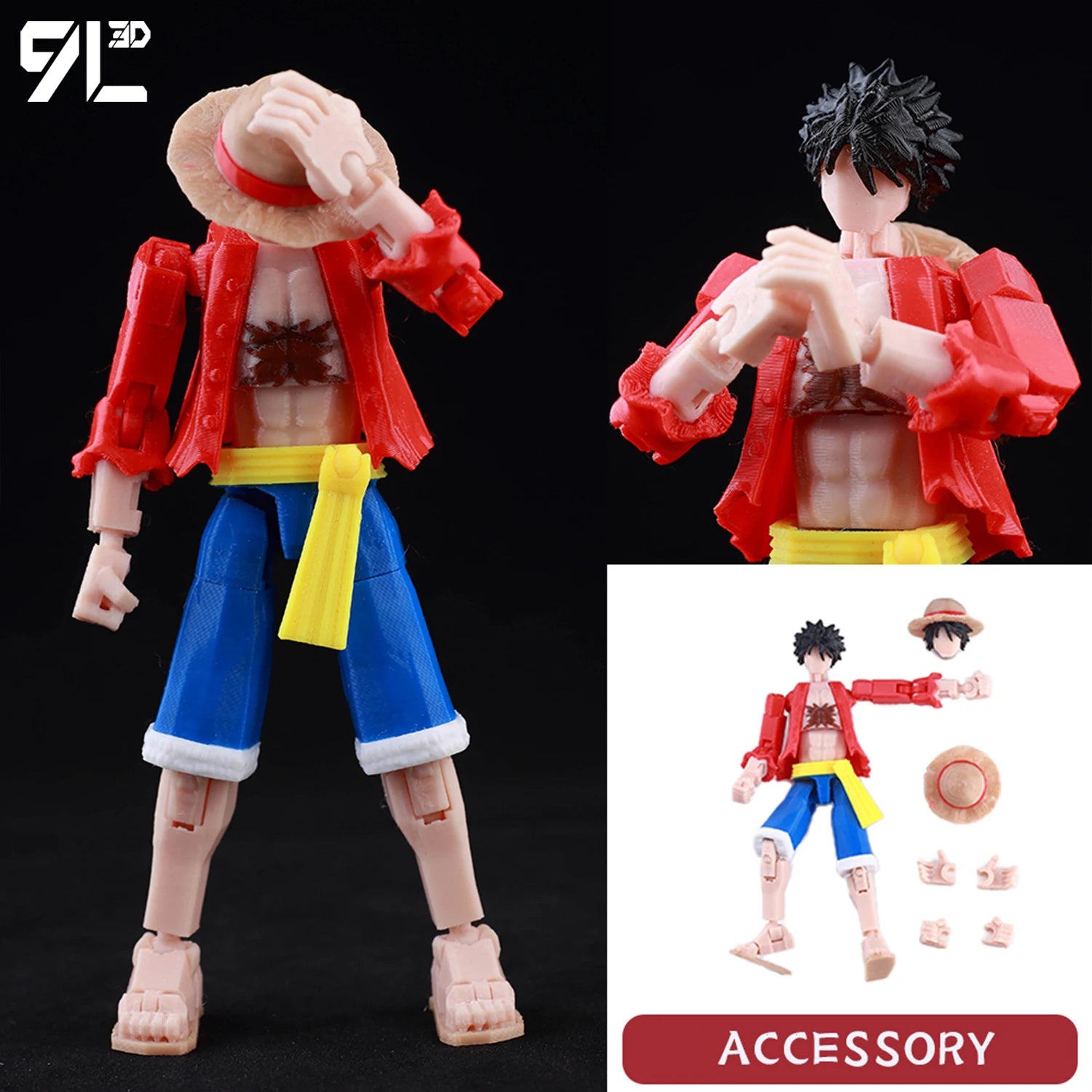 Venom Spider-Man Lucky13 Dummy13 Action Figures - 3D Printed T13 Multi-Jointed Shapeshift Mannequin Anime Collectible Toys
