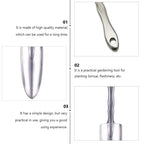 Multifunctional Gardening Shovel Aluminum Alloy Transplanting Tool for Soil Loosening Weeding Planting Bonsai Garden Spatula