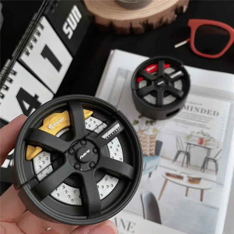 For Airpod Pro 1 2 3 4 Pro 2 Personalized Creative Tires Silicone Case Bluetooth Earbuds Charging Box Protective Earphone Case